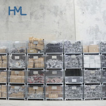 China Wholesale Heavy Duty Rigid Logistics Metallic Wire Mesh Cage